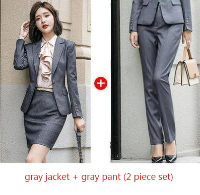 gray blazer pant