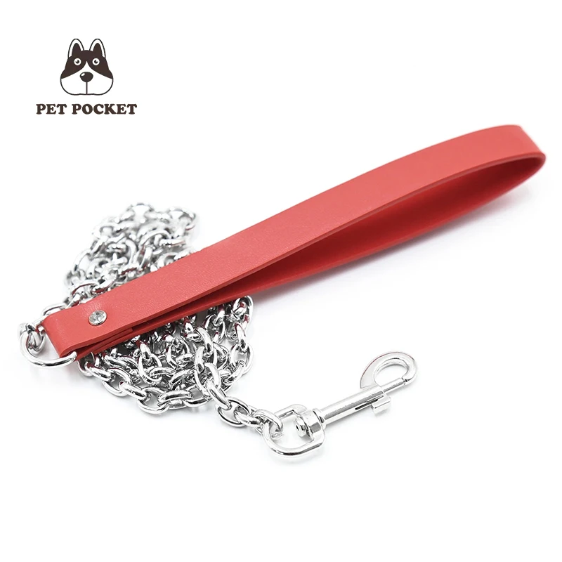Pet Тяговый канат РУЧКА светоотражающий нейлоновый круглый канат собачий пояс железная цепь взрывобезопасная Тяговая веревка для собак
