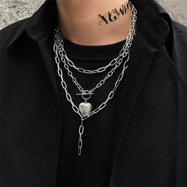 Multi Layer Chunky Chain Necklace