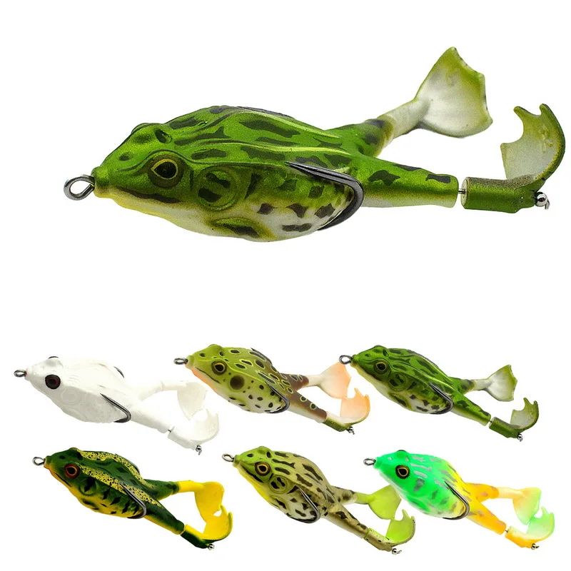 

Double Frog Soft Baits Shad Durable Fake Lure Jigging Fishing Lure Prop Topwater Carp Catfish Bait Artificial Wobblers