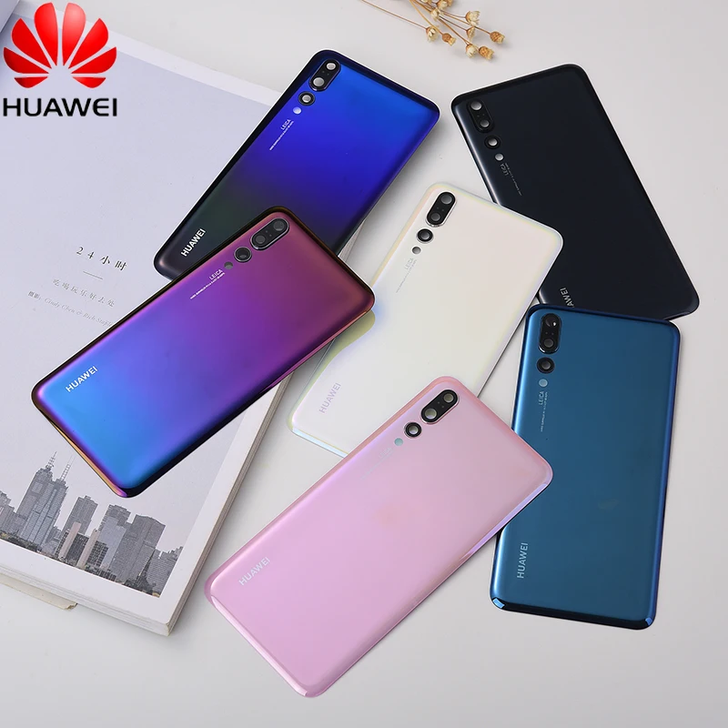 Крышка батарейного отсека P20Pro для Huawei P20 Pro корпус ремонта стекла задняя крышка