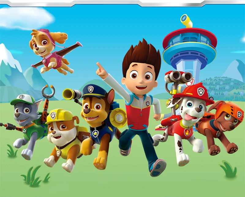 Paw Patrol набор игрушек Patrulla Canina Щенячий патруль Эверест трекер мультфильм аниме фигурка модель игрушки Детский подарок на день рождения