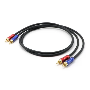 

1 pair Hifi audio OFC low-noise RCA cable hi-end RCA to RCA interconnect cable