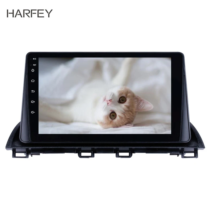 

Harfey GPS Navi 9" Car Stereo for Mazda 3 Axela 2014 2015 support Aux Mirror Link SWC Bluetooth 3G WIFI USB 1080P Mirror Link