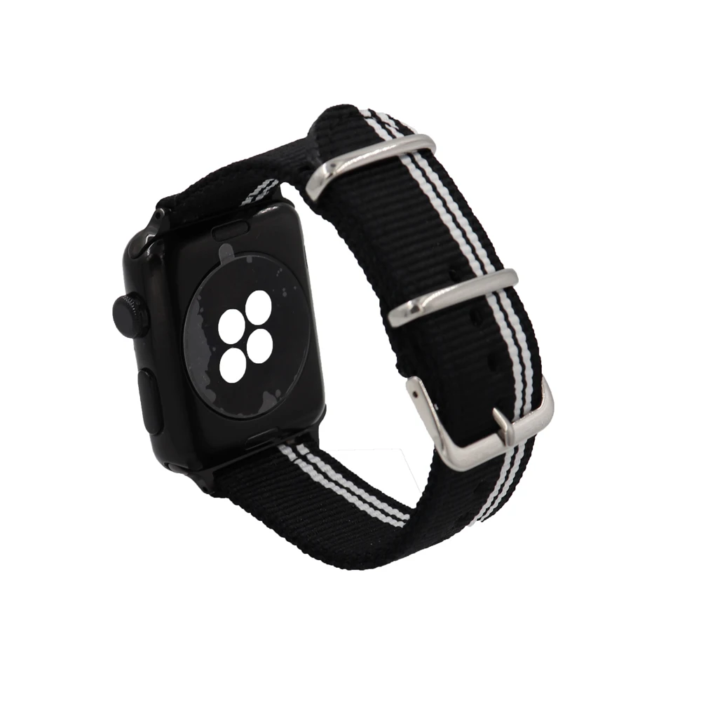 Ремешок для Apple watch band 44 мм 40 тканевый нейлоновый браслет 42 38 сменный ремешок часов