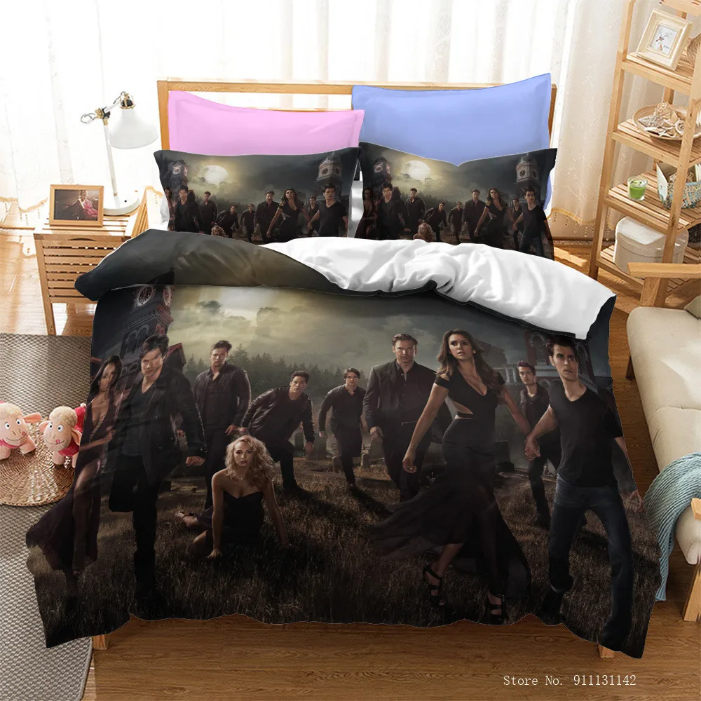 3DDigitalPrintedBeddingLinenHighQualityVampireDiariesBedding
