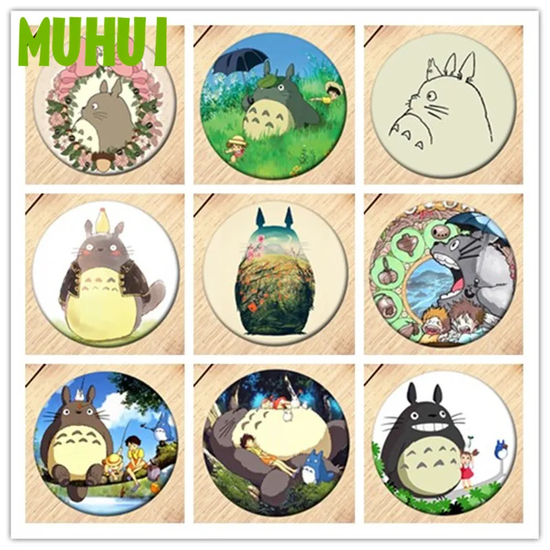 

Free Shipping Anime Tonari no Totoro Brooch Pin Cosplay Badge Accessories For Clothes Backpack Decoration Children's gift B005