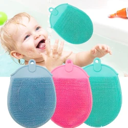 Silicone Cleaning Brush Children Adult SPA Soft Massage Wash Bath Shower Gloves Skin Body Brush Natural Brush for Bathroom