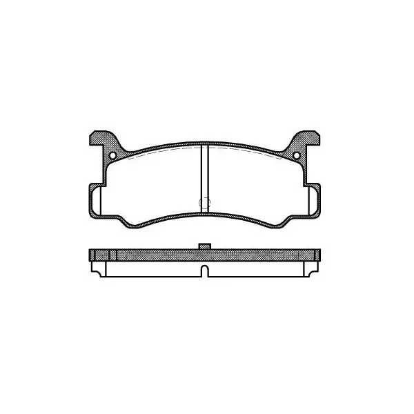 Колодки дисковые з.\ Mazda 323 1.1-1.7D 85-98, Daihatsu Charade