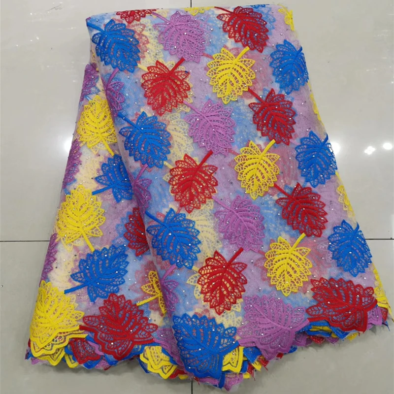 Новейшая африканская кружевная ткань 2020 нигерийская вышитая Высококачественная