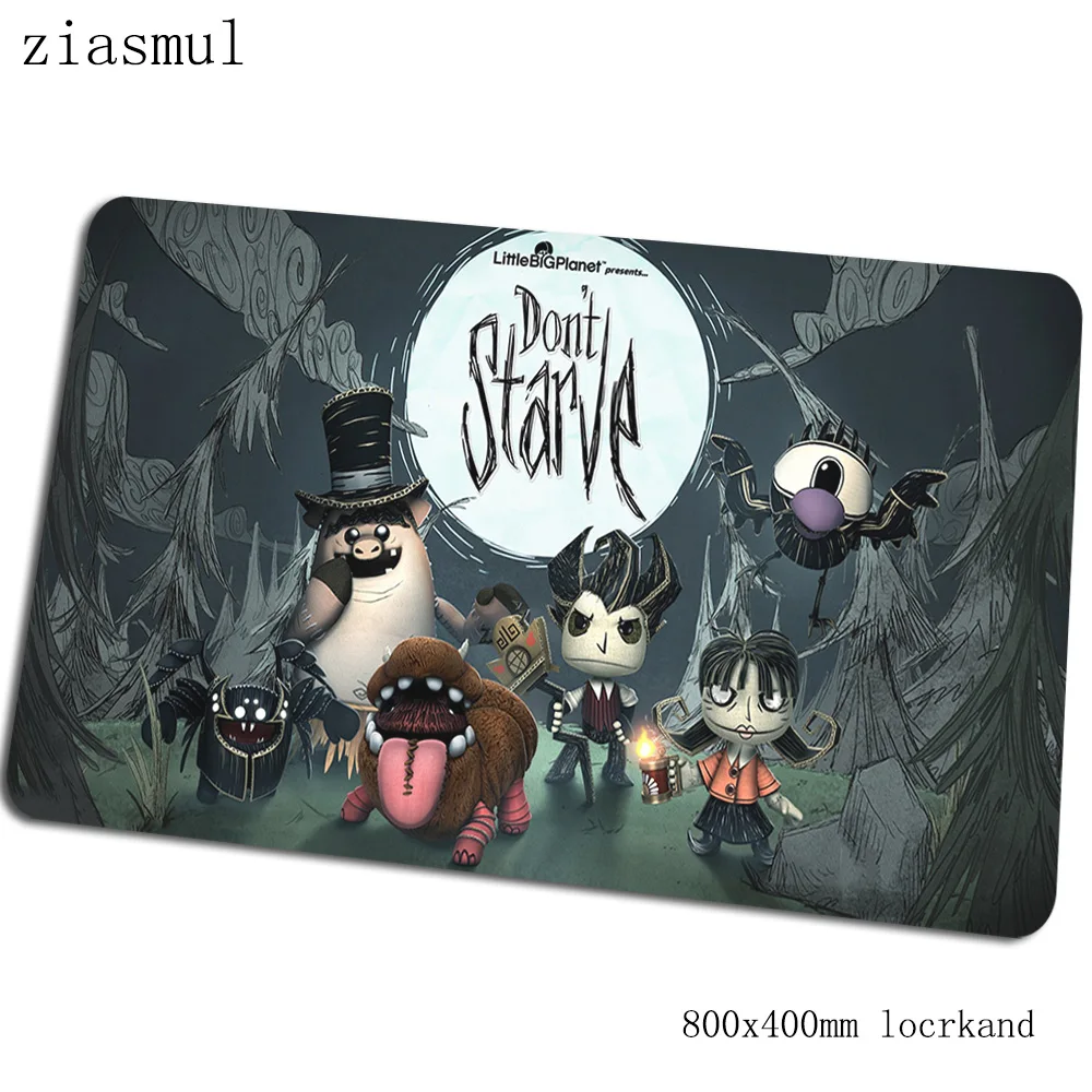 Dont starve mats 800x400x3 мм xl игровой коврик для мыши большая клавиатура Коврик для мыши лучшие аксессуары для геймеров коврик для мыши - Цвет: Size 800x400x3mm