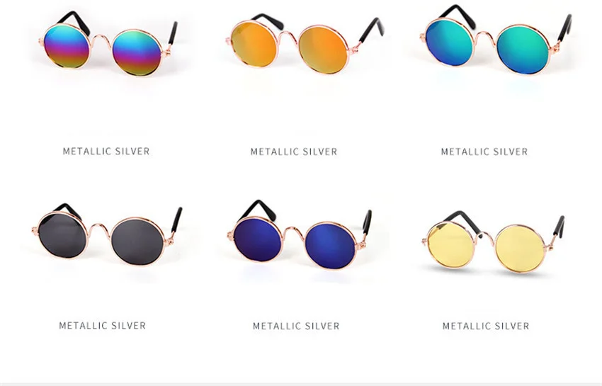 Dress Up Cool Glasses Cat Pet Products Eye-wear Sunglasses Small Dog Kitten Pet Photos Props Accessories Pet Products (2)