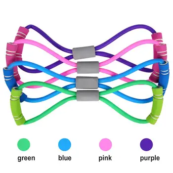 

Fitness Pull Rope Tension Band Puller Removable Stretch Arm Apparatus 4 Color TPE Muscle Training Equipment Portable