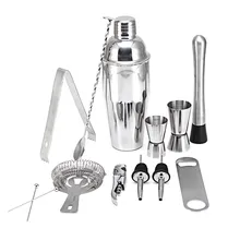 13 шт. 750 мл нержавеющая сталь шейкер для коктейля миксер барный коктейль-шейкер миксер напиток шейкер набор для барменов