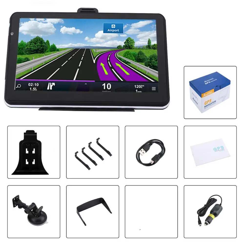 Навигатор Navitel с GPS Навигатором 7 дюймовый HD ЖК экран FM256MB со спутниковым голосом