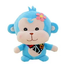 Porte clés en peluche, petit singe mignon, Animal Kawaii, poupées en peluche, jouets pour enfants, sac à dos, cadeaux pour enfants