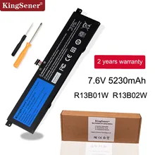 Kingsener 7,6 V 5230mAh R13B01W R13B02W Аккумулятор для ноутбука для Xiaomi Mi Air 13," серии планшетных ПК 39WH