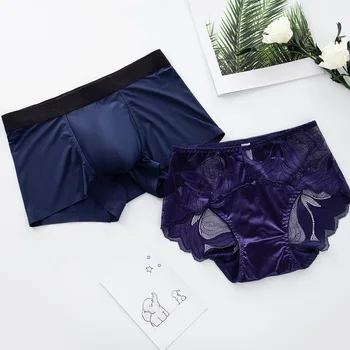 

DENNYLITER 2019 New Men Underwear Seamless Boxer Men Boxer Homme Sexy Panties Women Plus Size Comfortable Breathable Boxershorts