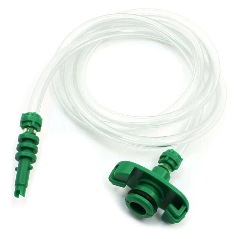 

1M 39.41" Length Air Tubing 10cc Glue Dispenser Syringe Adapter