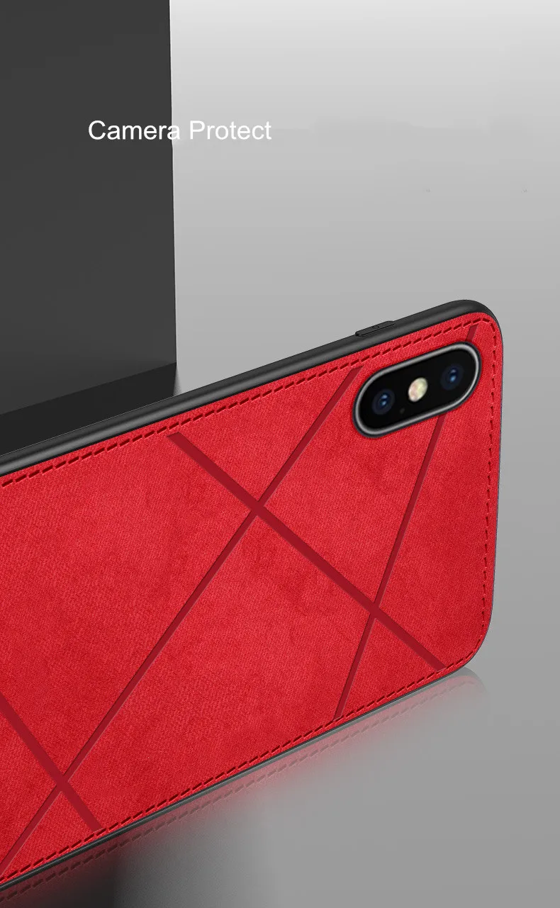 Чехол для iPhone xsmax xr x, чехол для iPhone 6, 6s, 7, 8 plus, задняя крышка, ударопрочный, тканевый, мягкий, tpu, xs max, 7 plus, 8 plus, корпус, capas