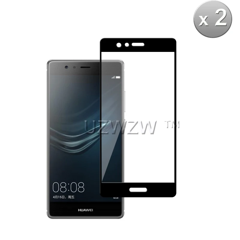 

2pcs Full Cover Tempered Glass For Huawei P9 Screen Protector Protective Glass For Huawei P9 Glass