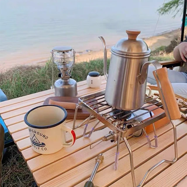 Small Gooseneck Pour Over Coffee Tea Kettle Pot for Camping, Home & Kitchen  - AliExpress