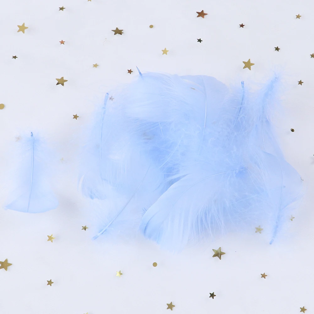 Goose Feathers Natural 4-8cm Small Floating Leather pink Swan Feather Plume for Craft Wedding Jewelry Decoration Plumes 100pcs goose feathers,craft feathers,natural feathers