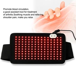 LED Light Therapy Wrap Arthritis Recovery Muscle Pain Relief Shoulder Belt Brace Back Shoulder Physiotherapy Relax USB Charging