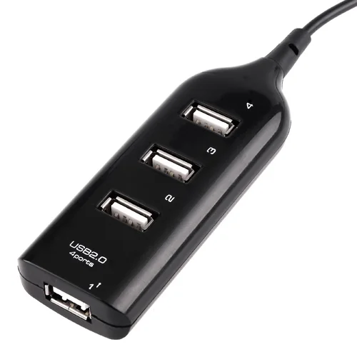 

New Arrival Big Promotion 2.0 splitter 4.8 Gbps Adapter 4 Ports High Speed USB HUB For Laptop PC Computer Wholesale cheap