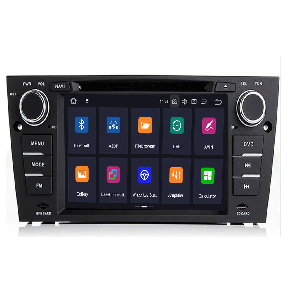 Top DSP IPS screen Android 9.0 4G RAM 64G ROM CAR GPS For BMW E90 E91 E92 E93 dvd player screen stereo radio multimedia navigation 2