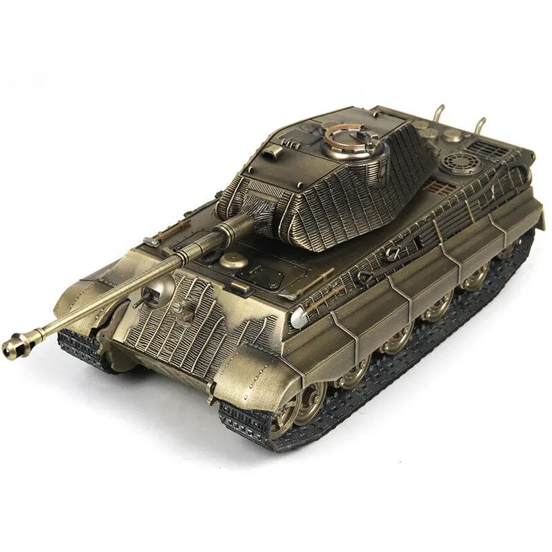 

1/32 Bronze Armored Vehicle Tiger Tank Panzer Military Static Model Car Metal