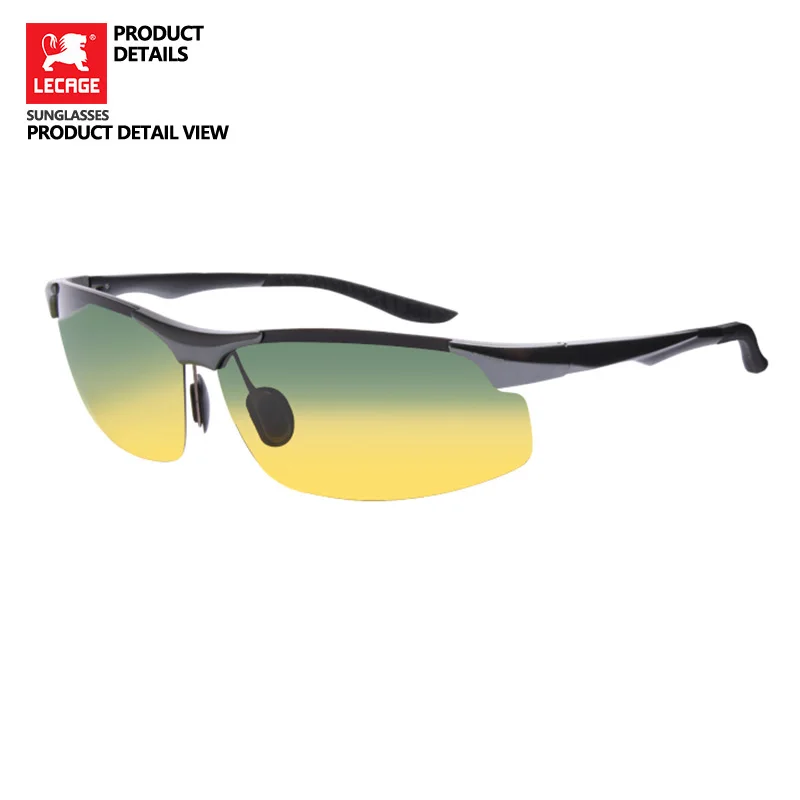 

LECAGE Sunglasses Men polarized driver driving night vision goggles eye sunglasses Polarized anti-uv
