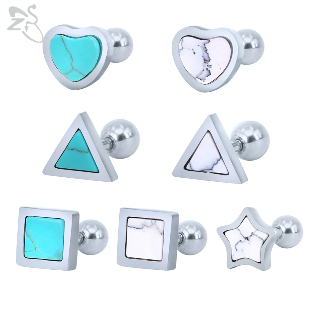 2 шт. женские серьги из нержавеющей стали | Украшения и аксессуары