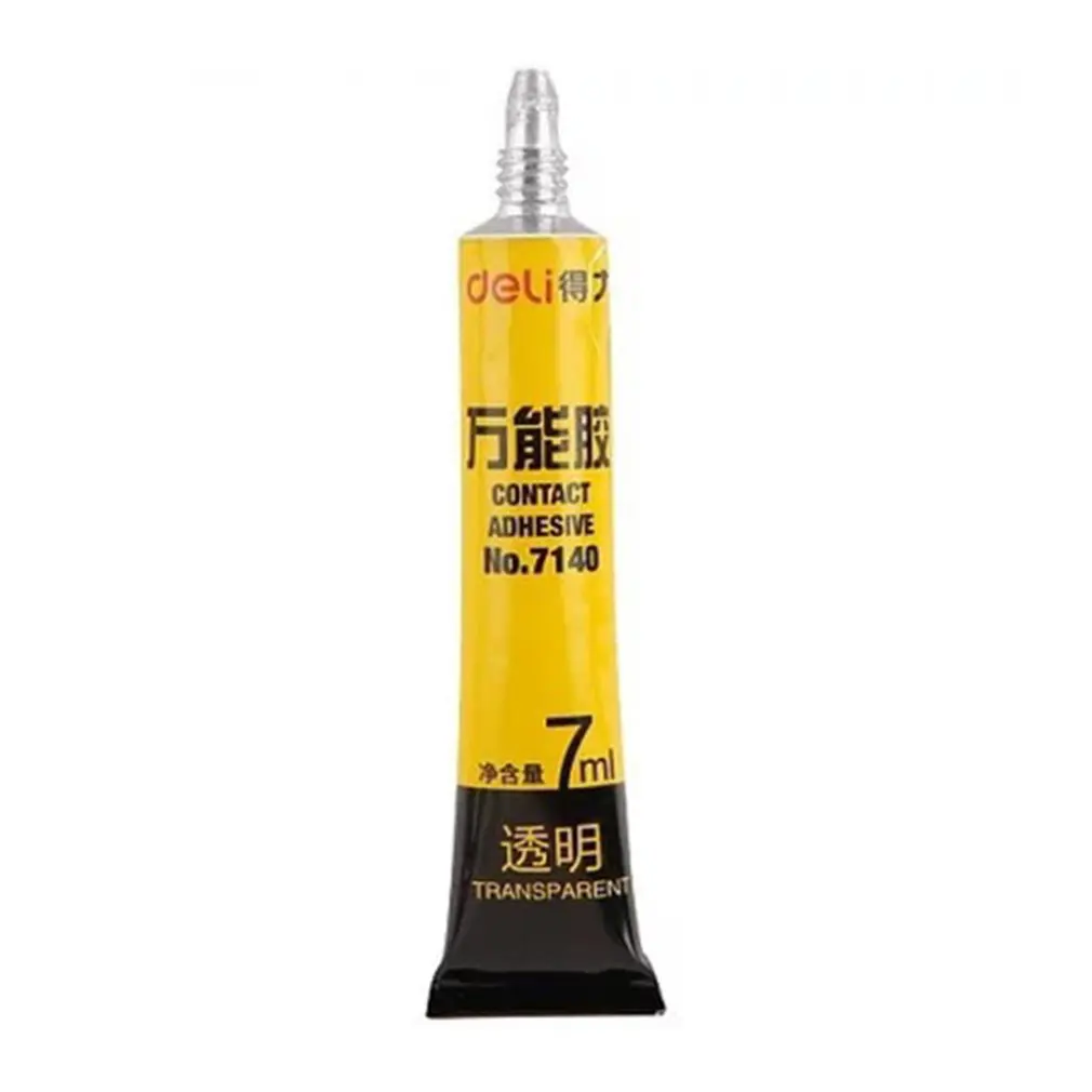

Deli 7140 Million Rubber 7 Ml Transparent Glue Multi-Function Instant Glue Super Glue Waterproof Glue Adhesive Tool