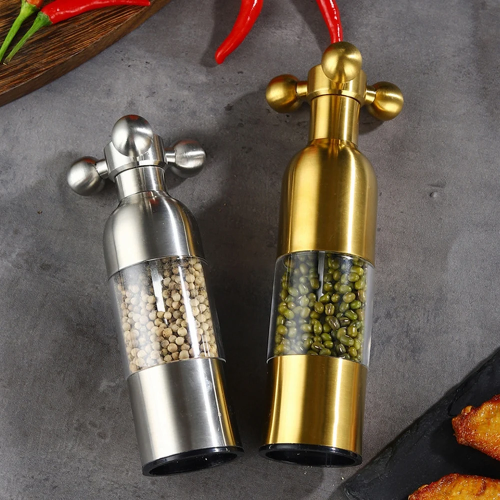 Stainless Steel Grinder Manual Salt and Pepper Mill ceramic core Sesame