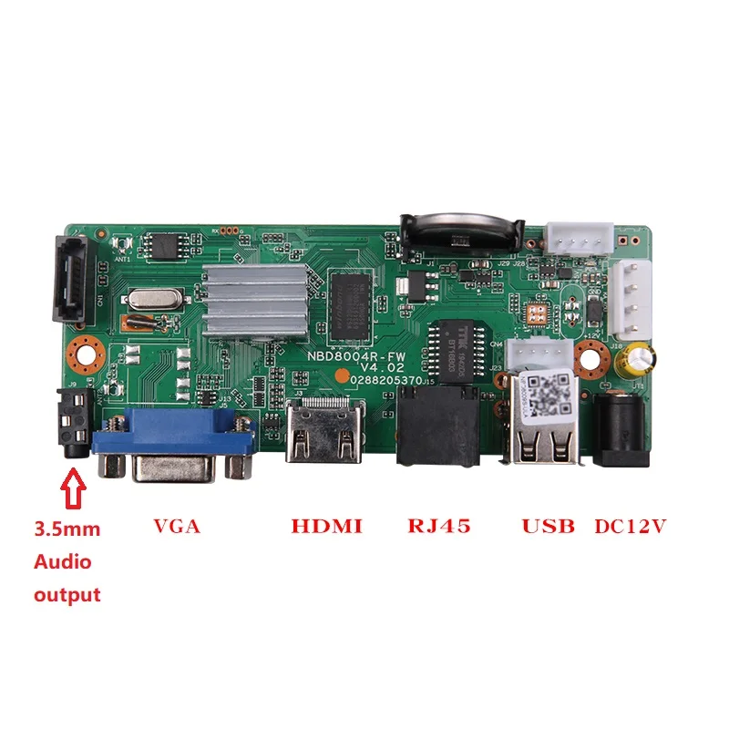 Сетевой видеорегистратор NVR H.265 16 каналов 1080 Мп или P HDMI выход плата поддержка Onvif