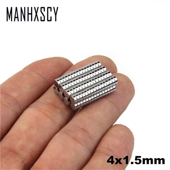 

10000pcs Neodymium N35Dia 4mm X 1.5mm Strong Magnets Tiny Disc NdFeB Rare Earth For Crafts Models Fridge Sticking 4x1.5mm