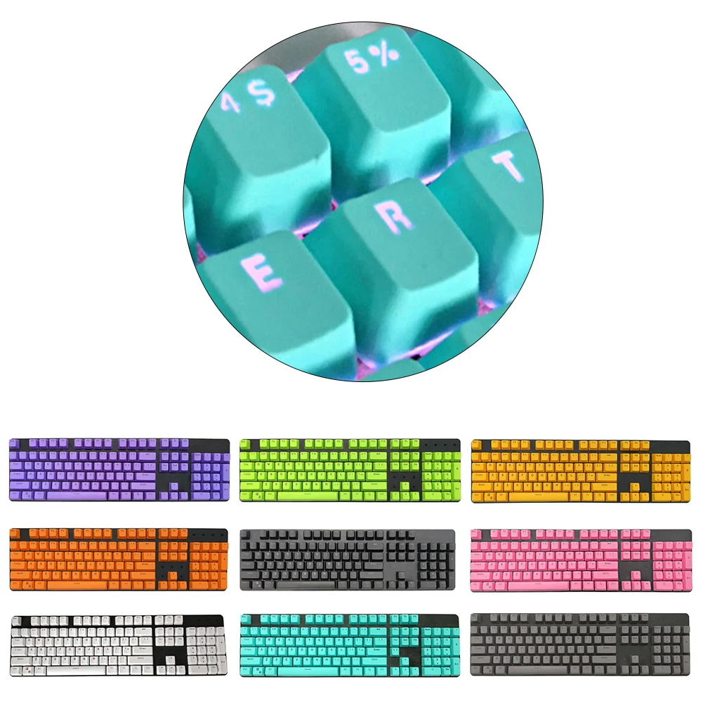 Клавиши Double Shot PBT 104 с подсветкой для Outemu Gateron Kailh механического переключателя Cherry