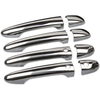 

Fit for Mazda CX5 CX-5 2017 2018 2019 with Smart Keyhole Chrome Door Handle Cover Trims