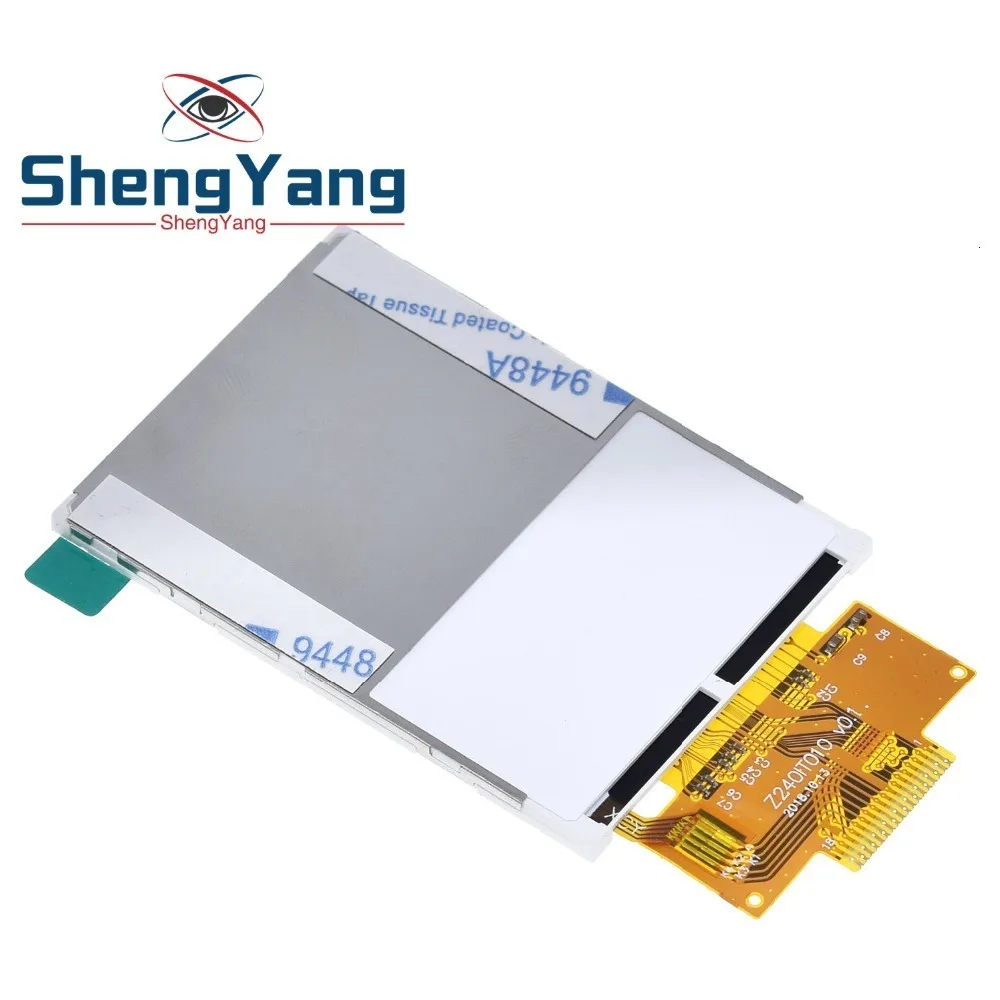 2," 2,4 дюйма 240x320 SPI TFT lcd модуль последовательного порта 5 В/3,3 В PCB адаптер Micro SD карта ILI9341 ЖК-дисплей белый светодиодный для Arduino