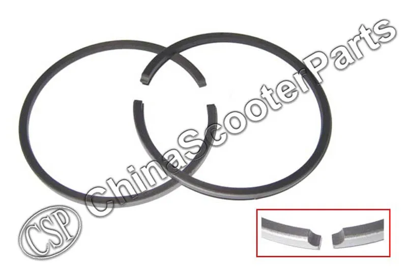 

52MM Piston Ring 100cc Minarelli Jog 1P52QMGJonway Jmstar Yiying Wangye Baotian Sunny Keeway Roketa Scooter Parts