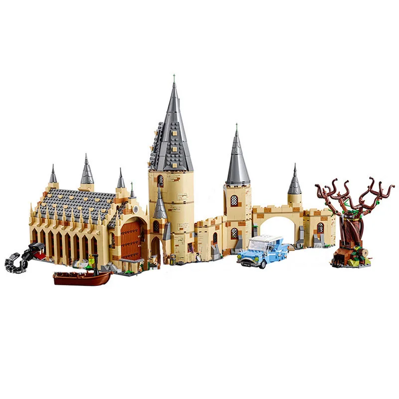 

Compatible legoinglys New Serices Hogwar Great Hall 75954 75953 Building Blocks Bricks Toys Gift Christmas