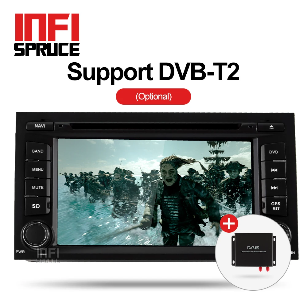 Infispruce 7 дюймов Android 9,0 автомобильный dvd для Seat Leon 2013- с 8 ядрами Радио Стерео gps навигация автомобильный стерео медиаплеер