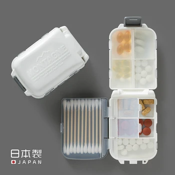

Japan Imported Weekly Folding Medicine Tablet Pill Box Case Portable Vitamin Container Storage Organizer Travel Fashion