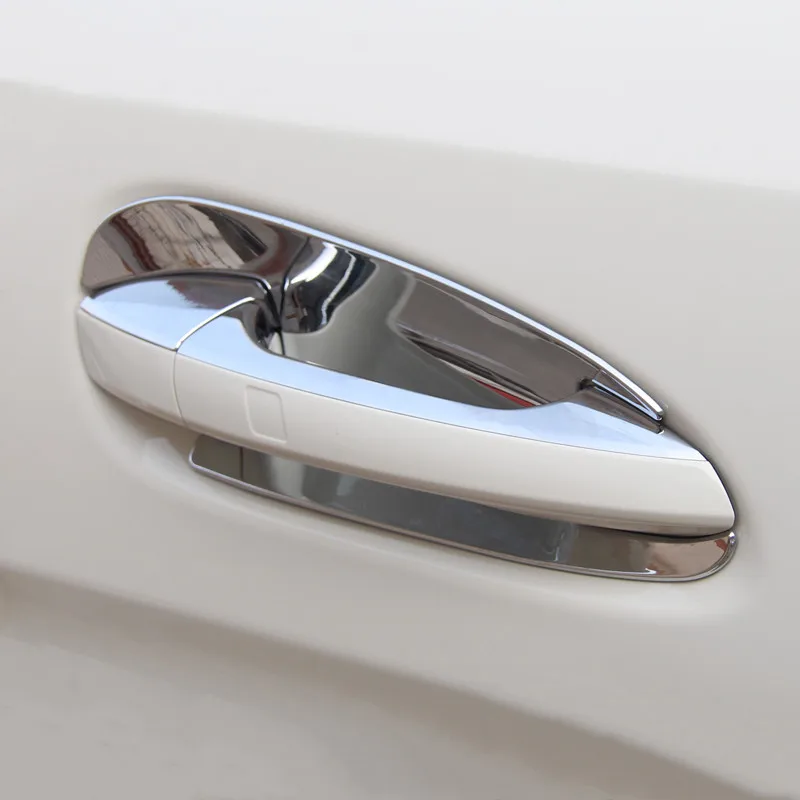 

Car Outer Door Handle Frame Decoration For Mercedes Benz GLA X156 CLA C117 A B Class Door Bowl Protective Stickers Covers Trim