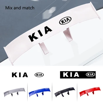 

Car Styling tail spoiler non-perforated vehicle stability car sticker decal For KIA Cerato Sportage R K2 K3 K5 RIO 3 4 sorento