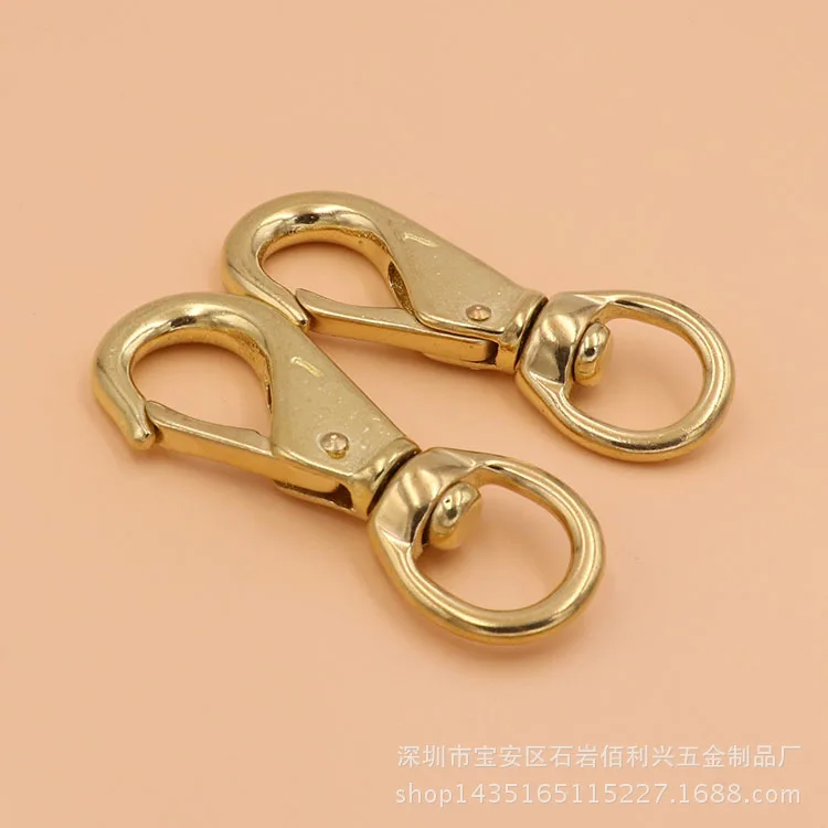 

Fine Copper Dog Buckle Hooks Pet Hook Hand Holding Rope Only Copper Hooks Fiscal Cloth Hooks Neck Ring Hook