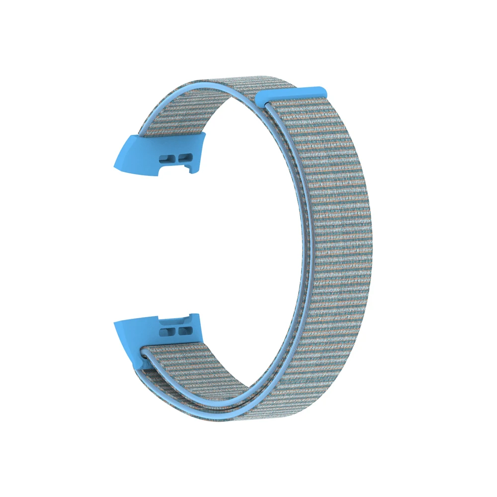 Blue Спортивный нейлоновый ремешок на запястье для Fitbit Charge 3, мягкие тканые аксессуары для часов, сменный Браслет для Fitbit Charge 3 SE - Цвет ремешка: Blue