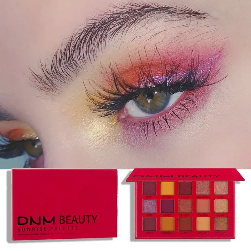 

15-color Glitter Matte Eyeshadow Palette Makeup Glitter Pigment Smoky Eye Shadow Palette Waterproof Cosmetics n