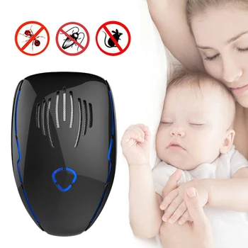 

NEW Ultrasonic Pest Reject Electronic Repellent Trap mouse Indoor Repeller Anti Mosquito Insect Pest Killer US Plug Household US
